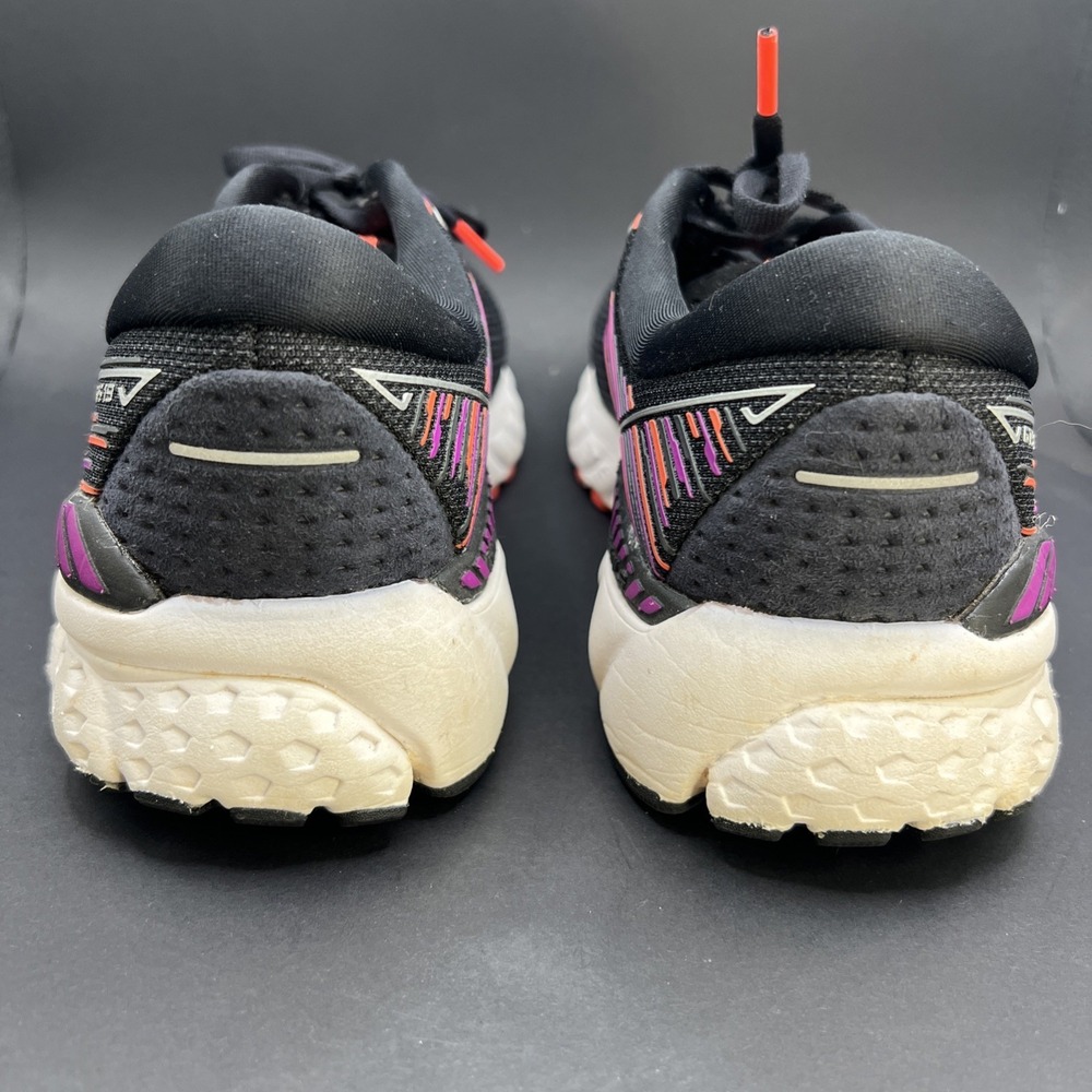 Brooks Adrenaline GTS 19 Women's Running Shoes Sz 8B Black Purple Sneakers - Picture 4 of 8